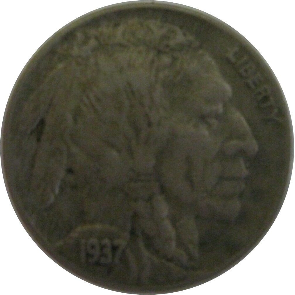 1937-D-5c-Buffalo-Nickel-3-Legs-#2
